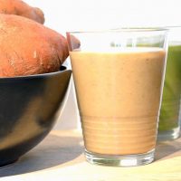 Banana and Sweet Potato Smoothie Dessert