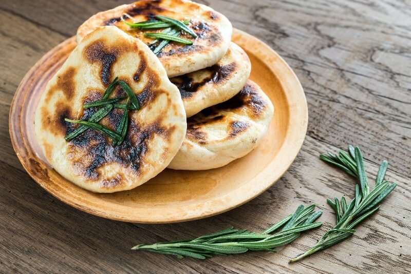 Going Vegan?; Grilled flatbreads with rosemary food
