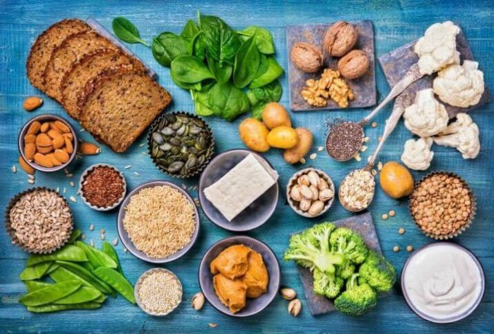 How Much Is Too Much Protein? What No One Is Telling You; vegan-protein-sources-FOOD-BREAD-SEEDS-leaves