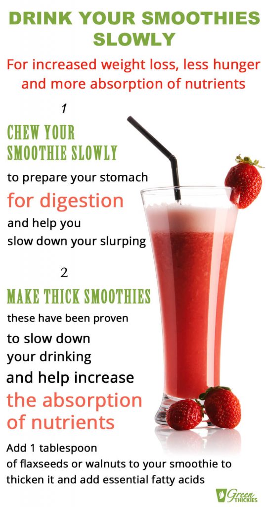 13 Reasons Why You Need Nutrition Drinks And Shakes In Your Life; Why you should drink you smoothies slowly