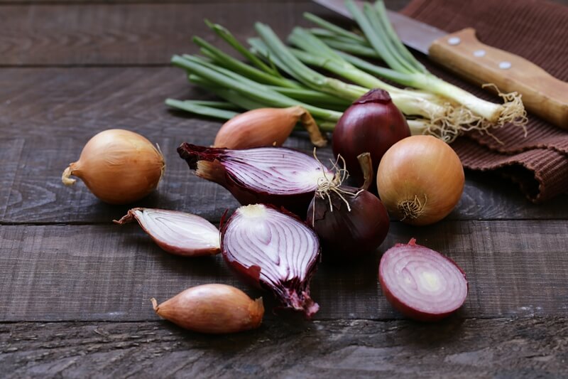 34 High Protein Vegetables You Probably Already Eat; Natural Organic Onions