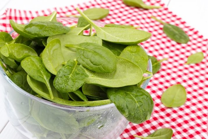 Best Green Smoothie For Weight Loss That Actually Works; Spinach leaves 2