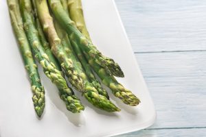 34 High Protein Vegetables You Probably Already Eat; cooked asparagus