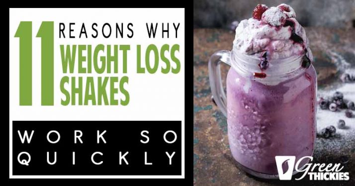 11 Reasons Why Weight Loss Shakes Work So Quickly
