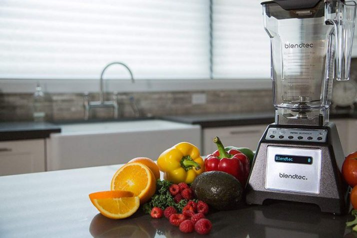 Blendtec Blender and fruits and vegetables