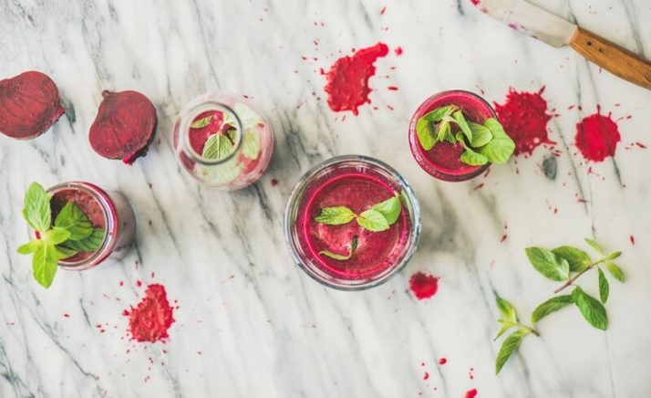 How To Make A Smoothie Without Fruit Taste Delicious: 5 Ways; Fruity Beetroot Hidden Greens Smoothie for Anemia
