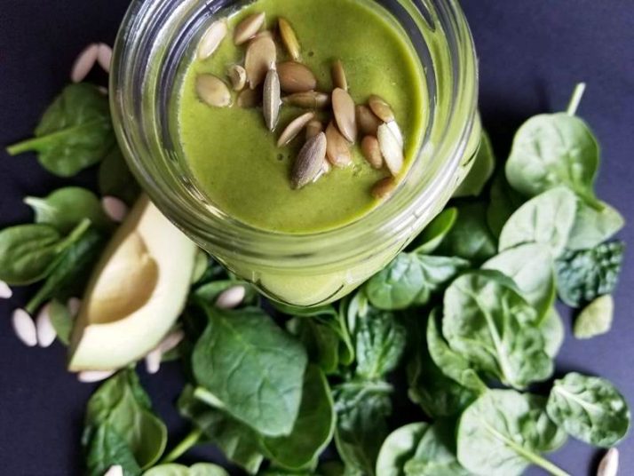 On The Go Green Smoothie For Lunch Recipe