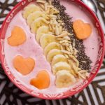 Strawberry Chia High Protein Smoothie Bowl (Vegan, Gluten Free)