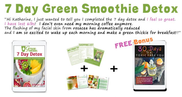 7 Day Green Smoothie Detox bonuses With Text