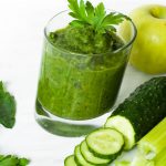 Green vegetable smoothie